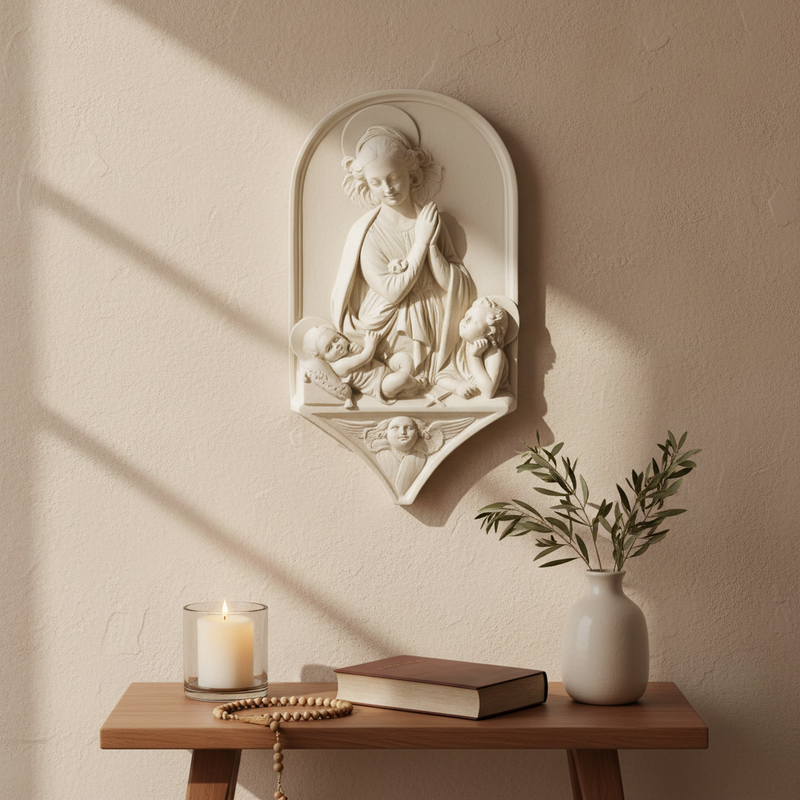 Madonna and Child Giovanni Statue (15-Inch)