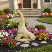 Giraffe Garden Statue (32 - Inch) Side Angle