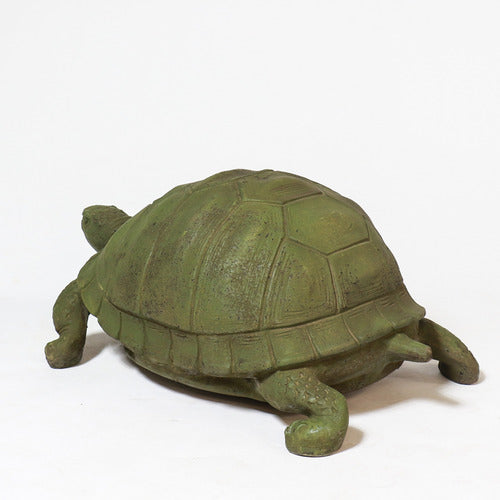 Turtle Garden Statue (12 - Inch) Side View