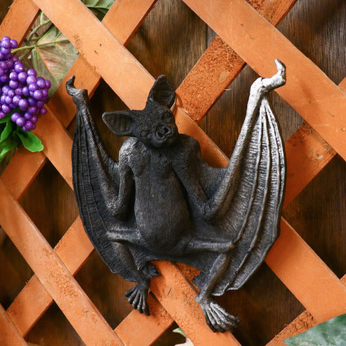Bat Gothic Outdoor Statue (9-Inch)