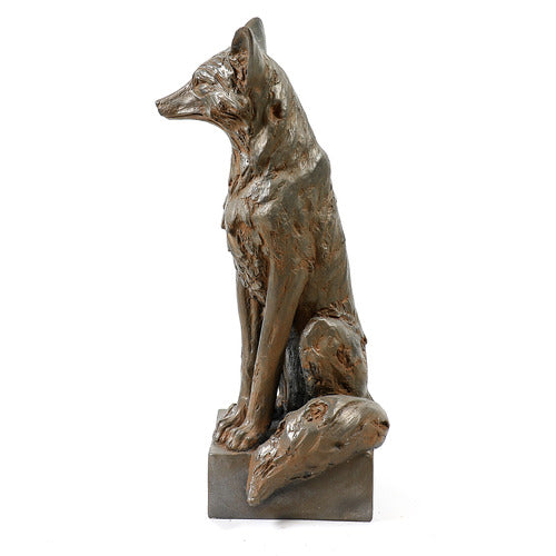 Fox Garden Statue (28.5 - Inch) Different Angle