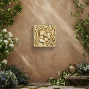 Carnation Remnant Garden Plaque (12.0 - Inch) Side Angle