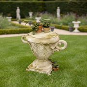Crimson Table Outdoor Statue (31 - Inch) Side Angle