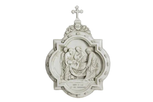 Chapel Wall Plaque Station #14 Outdoor/Indoor Statue