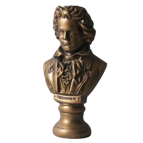 Beethoven Bust Display Decor (12-Inch)