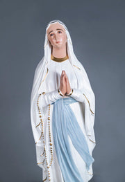 Our Lady of Lourdes Religious Statue (36 - Inch) Side View
