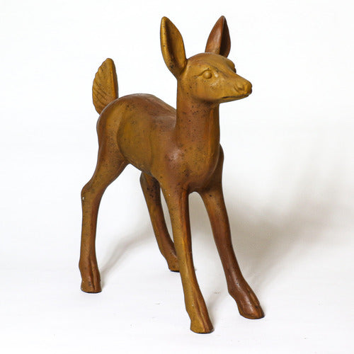 Deer Fawn Garden Statue (23 - Inch) Side View