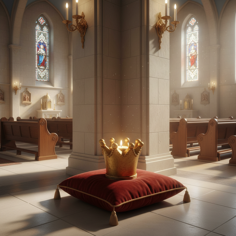 King’s Crown Candleholder Statue (3.5-Inch)