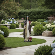 Saint Teresa of Avila Religious Statue (40 - Inch) Side Angle