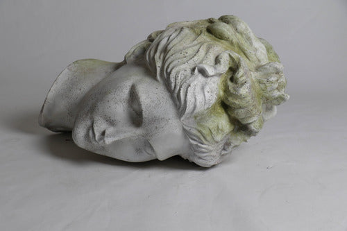 Greek Head Remnant Outdoor Plaque (22.0 - Inch) Side Angle