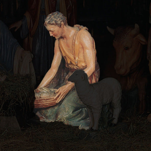 SHEPHERD KNEELING FOR LIFESIZE Outdoor/Indoor Statue