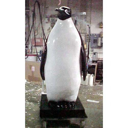 Penguin Garden Statue (72 - Inch) Side View