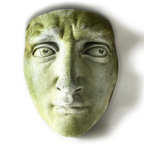 David Mask Drawing Cast Statue (19 - Inch) Different Angle