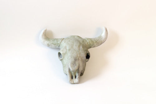Cow Skull Garden Statue (7 - Inch)