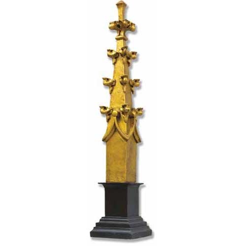 Gothic Finial Outdoor Statue (25-Inch)