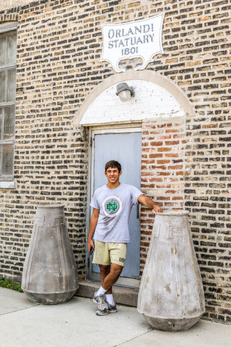 Narrow Top Theatrical Jar Outdoor/Indoor Statue