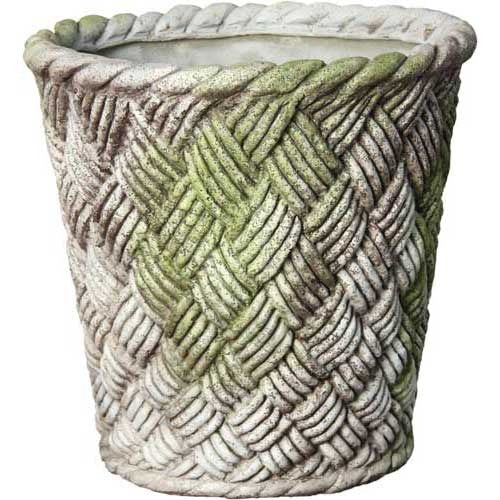 Nied Weave Basket 22 Outdoor/Indoor Statue