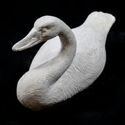 Swan Garden Statue (9 - Inch) Side View