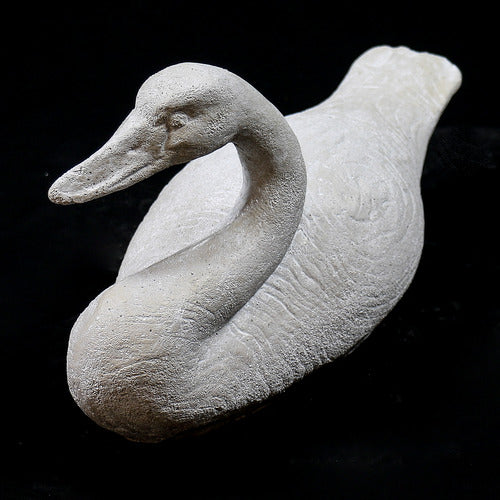 Swan Garden Statue (9 - Inch) Side View