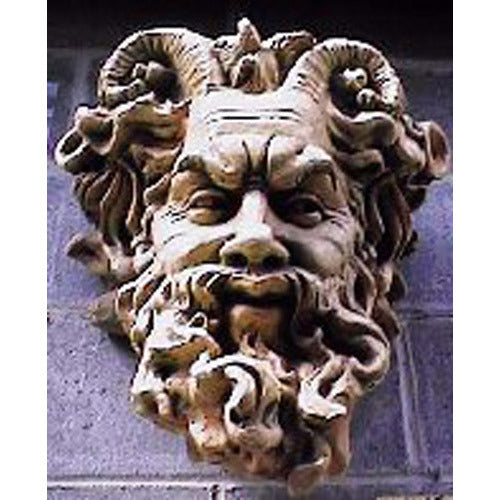 Mask Of Faunus 20 Outdoor/Indoor Statue