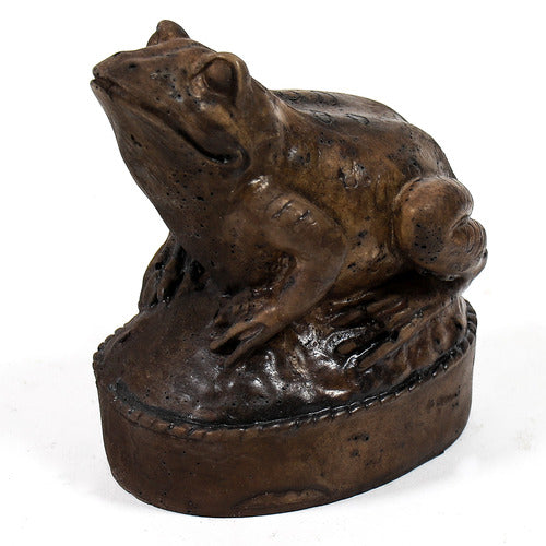 Bitty Frog Statue (4 - Inch) Side Angle
