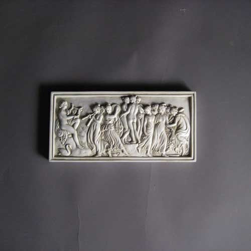 Apollo & Muse Frieze 9 W Outdoor/Indoor Statue