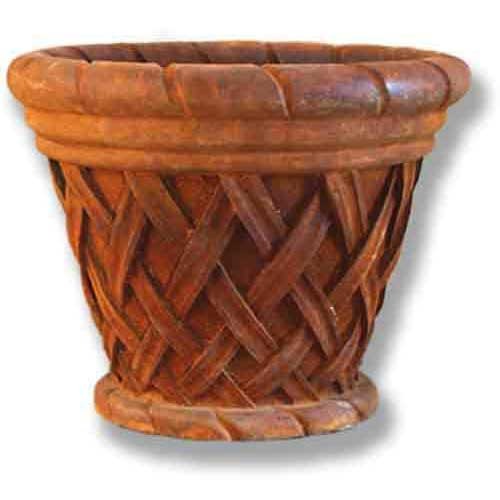 23 Basket Weave 17.5 H Outdoor/Indoor Statue