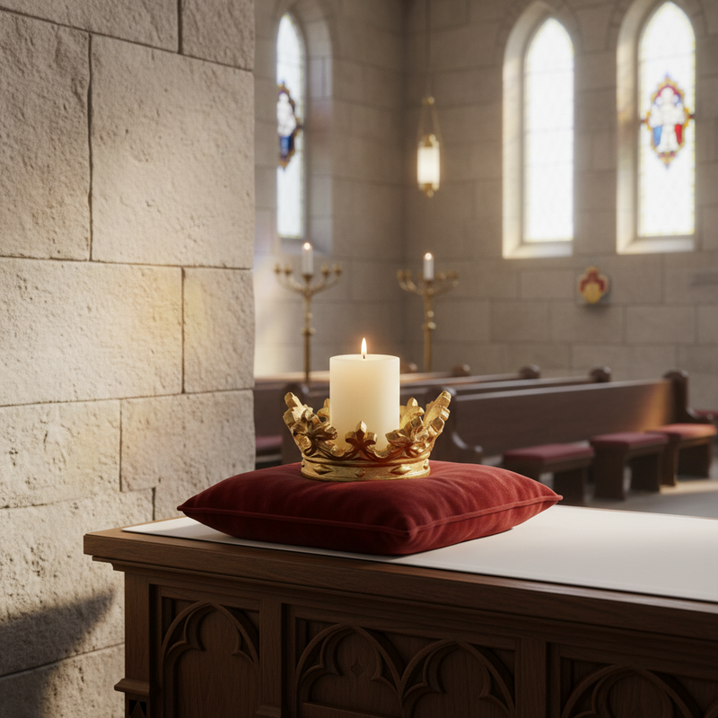 Crown of Madonna Mary Statue (3-Inch)