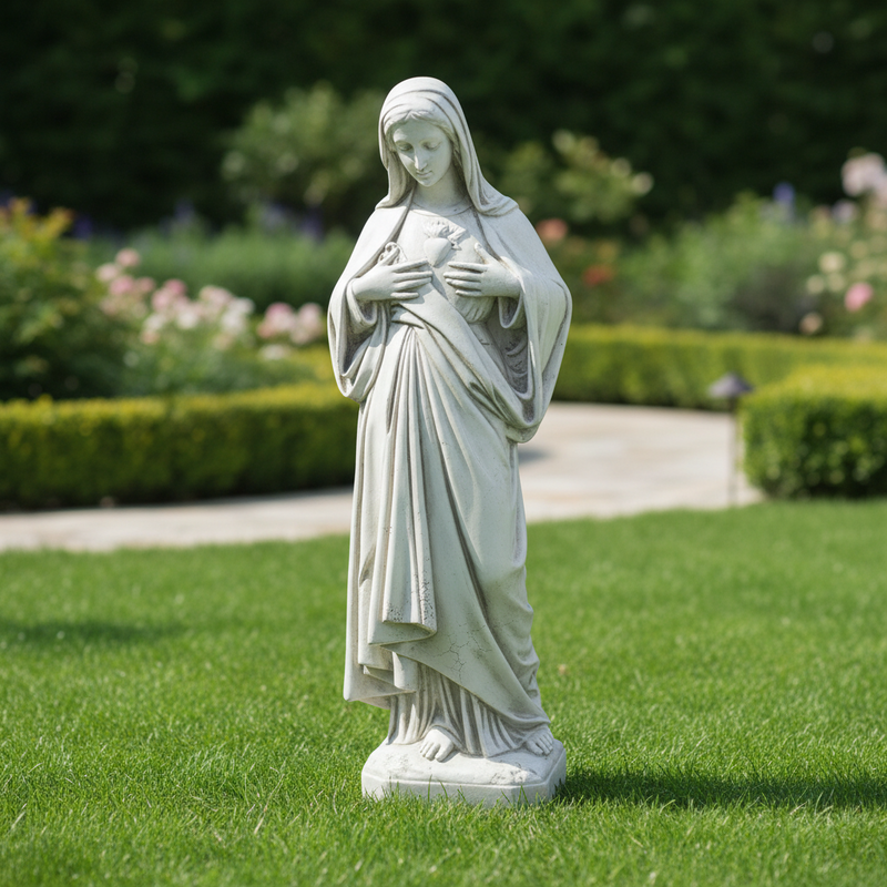 Our Lady of the Seven Sorrows Statue (49 - Inch) Different Angle