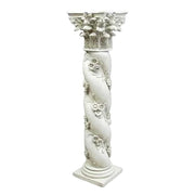 Twisted Rose Pedestal Statue Bf (39 - Inch)