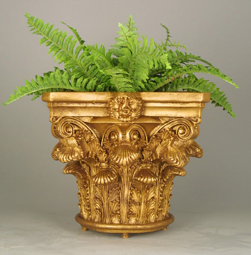 Corinthian Round Planter Outdoor/Indoor Statue