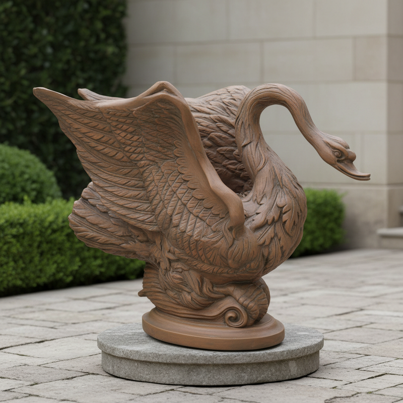 Swan Garden Statue (29-Inch)