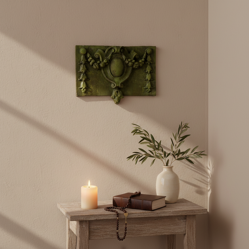 Hilton Remnant Outdoor Plaque (20.0 - Inch) Side View