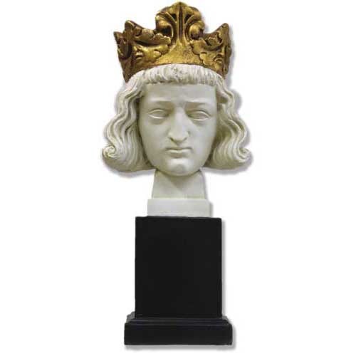 Saint Louis Bust Display Decor (18 - Inch)