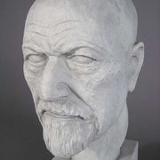 Freud Head on Block Bust Display Decor (14 - Inch) Side View