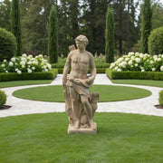 Apollo Of Hunt With Dog Statue (43 - Inch) Side Angle