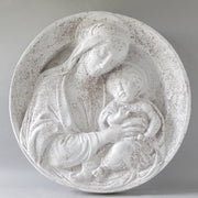 Madonna and Child Outdoor Catholic Plaque (28.0 - Inch) Side View