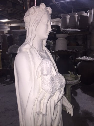 ST. AGNES 5' Outdoor/Indoor Statue