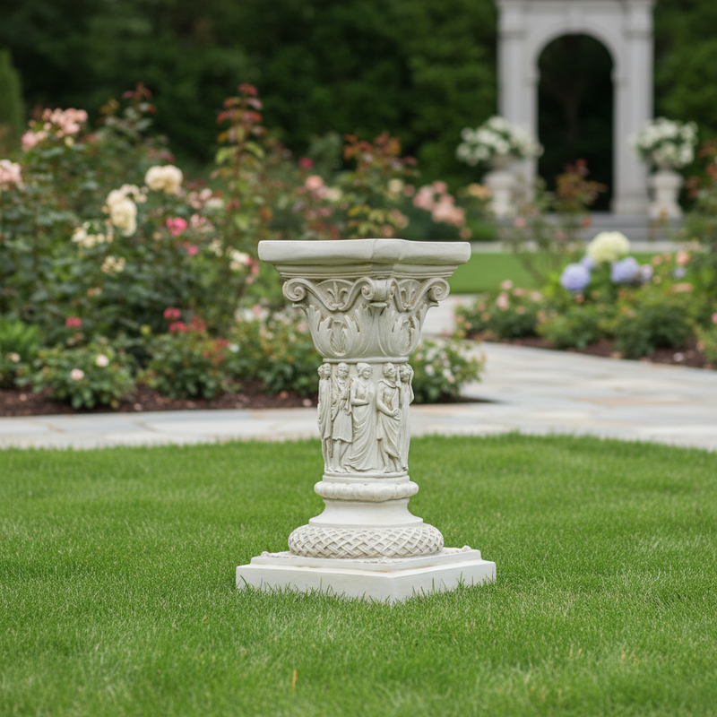 Nine Muses Outdoor Statue (20 - Inch) Side Angle