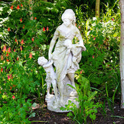Mother With Children Statue (36 - Inch) Side Angle
