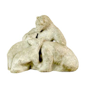 Polar Bear Family Garden Statue (11 - Inch)