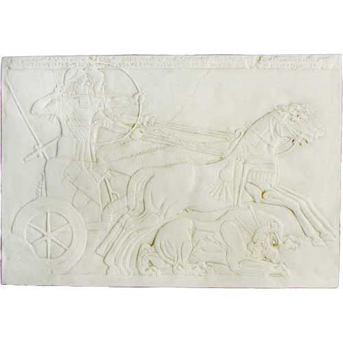 Assyrian Hunting Frieze Outdoor/Indoor Statue