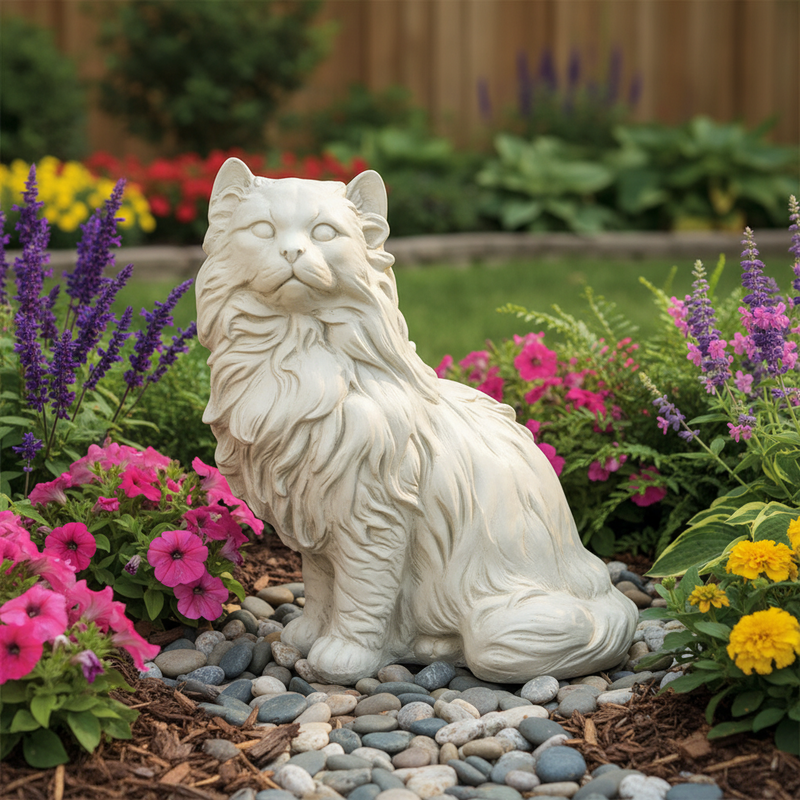 Big Cat Garden Statue (22-Inch)