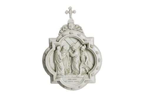 Chapel Wall Plaque Station #4 Outdoor/Indoor Statue
