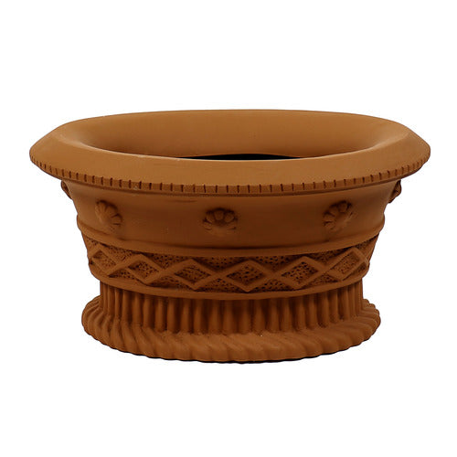 Oval Basket 9.5 H  (R) Outdoor/Indoor Statue