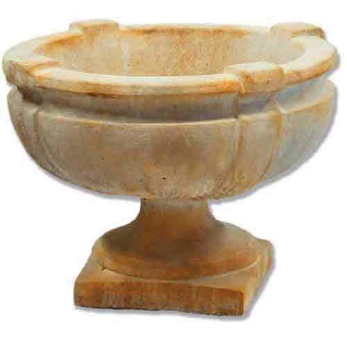 Smooth Strap Urn 15 Outdoor/Indoor Statue