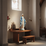 Blessed Virgin Mary Statue (42 - Inch) Side Angle