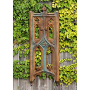Exeter Tracery Panel Outdoor Plaque (13.0 - Inch) Side View