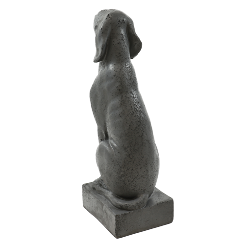 Watchful Dog Garden Statue (29 - Inch) Different Angle