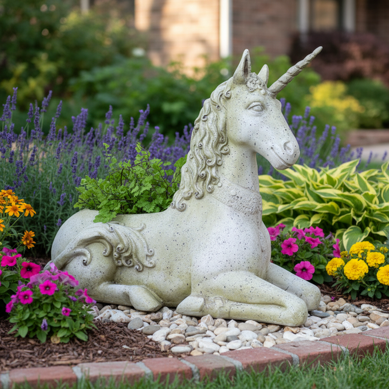 Unicorn Planter Garden Statue (25-Inch)